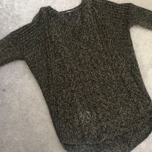 V neck express sweater